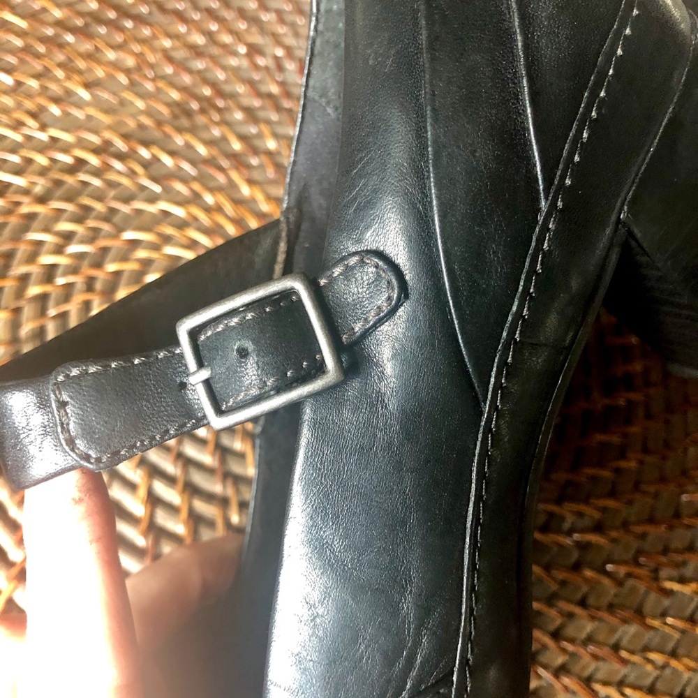 Clarks Soft Step Black Tango Style Shoes 8.5M